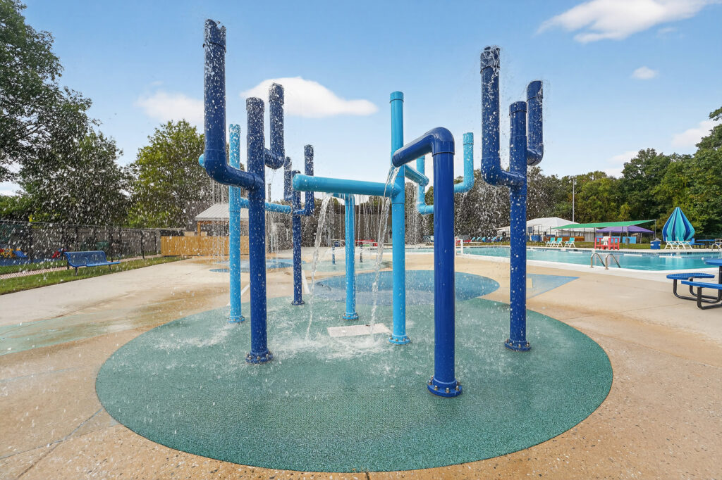 commercial pool fountain