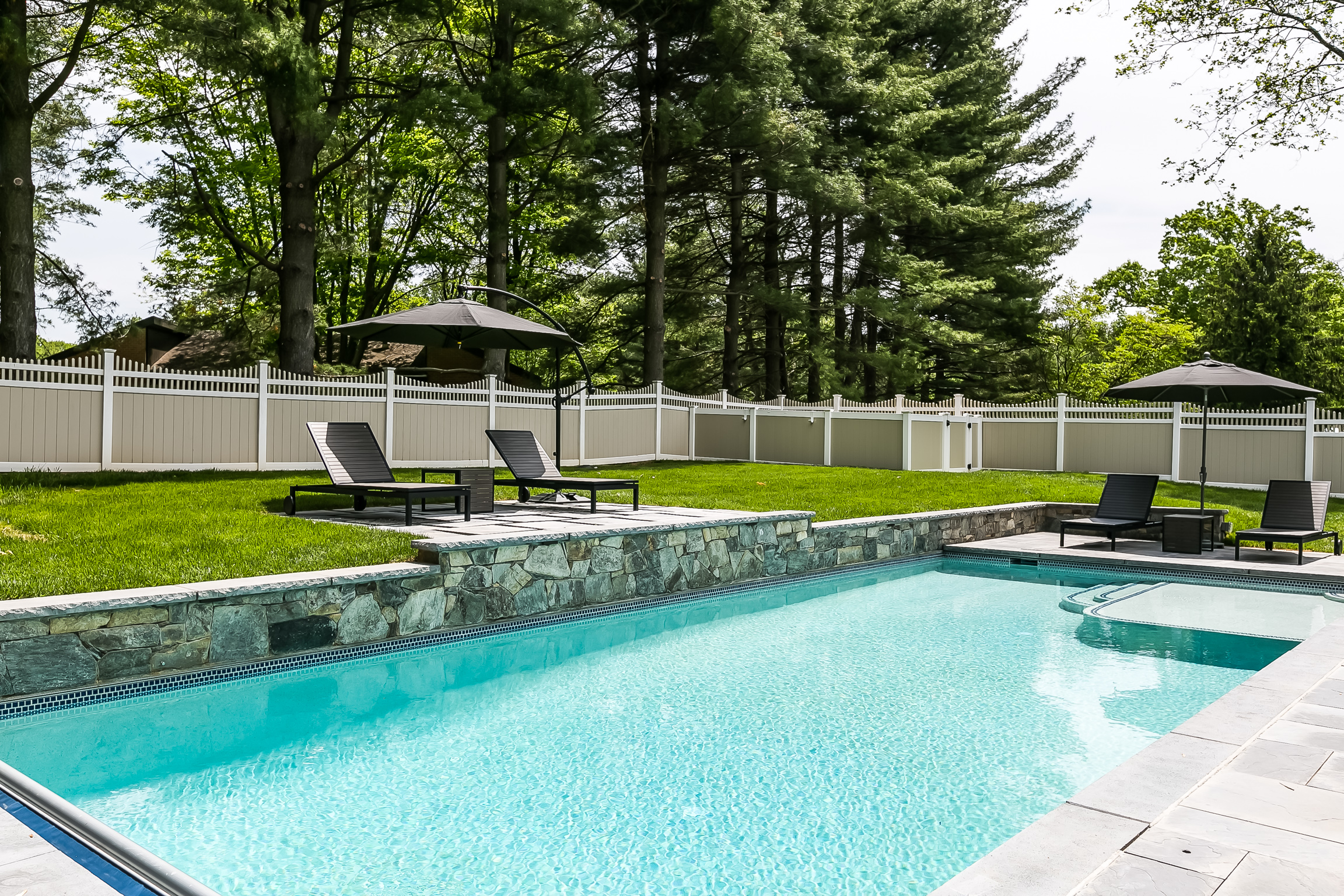 custom backyard pool