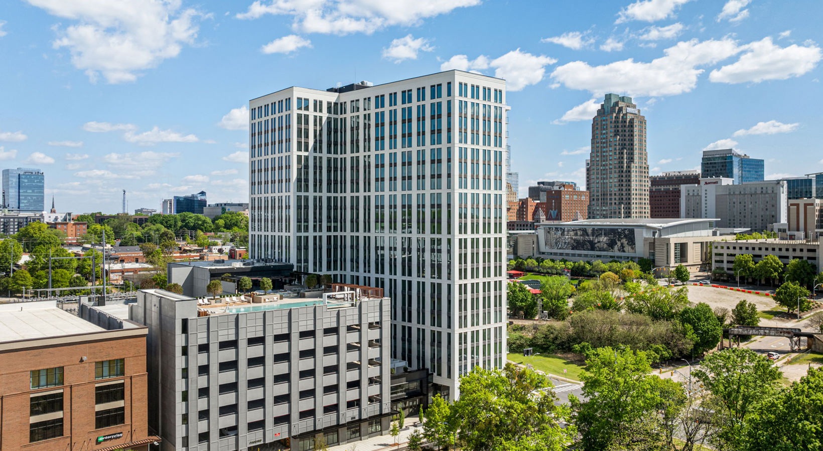 residential rooftop pool